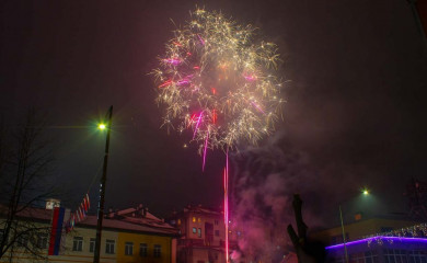Doček pravoslavne Nove godine na Trgu kralja Petra