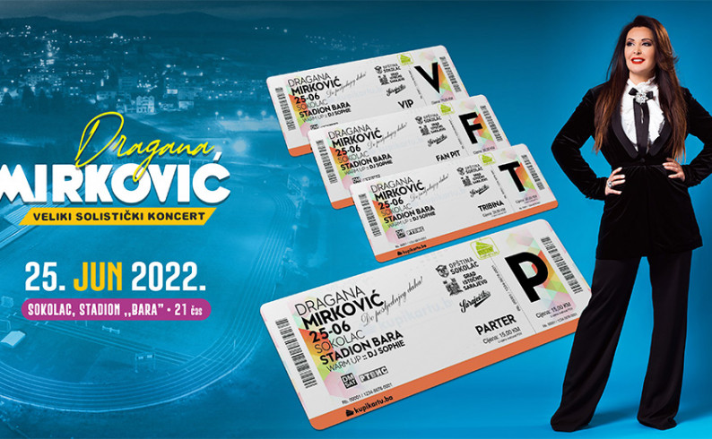 Od sutra u pretprodaji ulaznice za veliki regionalni solistički koncert Dragane Mirković
