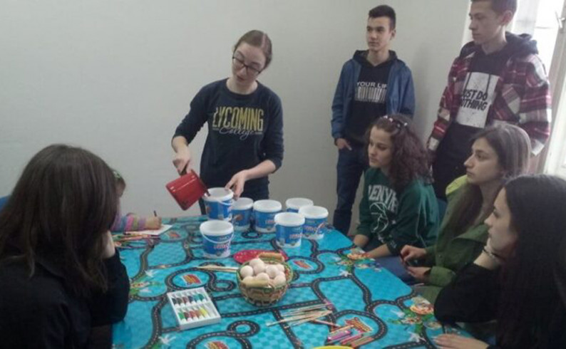 Američka šara za jaja na fočanski način