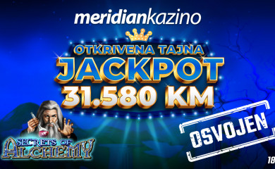 MERIDIAN KAZINO: Jackpot od 31.580 KM pukao kao top