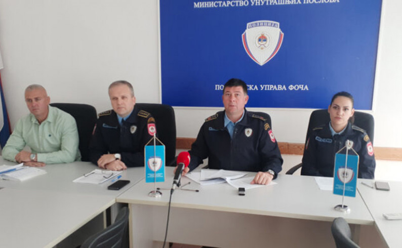 PU Foča: Smanjen broj krivičnih djela, narušavanja javnog reda i mira i saobraćajnih nezgoda