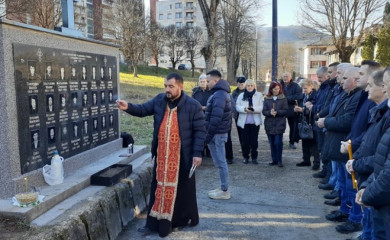 Osveštana spomen-ploča poginulim radnicima Rudnika u Miljevini