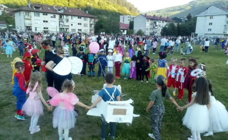 Zabava pod maskama za najmlađe Fočake