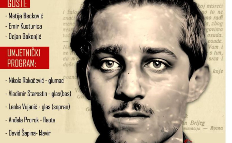 U subotu otkrivanje spomenika Gavrilu Principu, dolaze Bećković i Kusturica